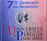 ITALIA 10 EURO 2008 UNIVERSITA' DI PERUGIA PROOF