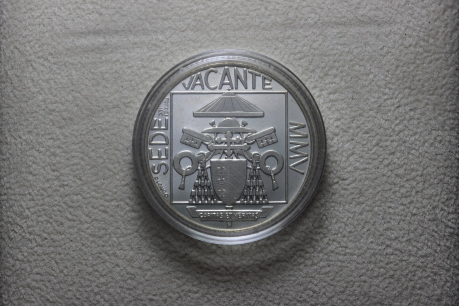 SEDE VACANTE 5 Euro 2005 PROOF (senza scatola esterna)