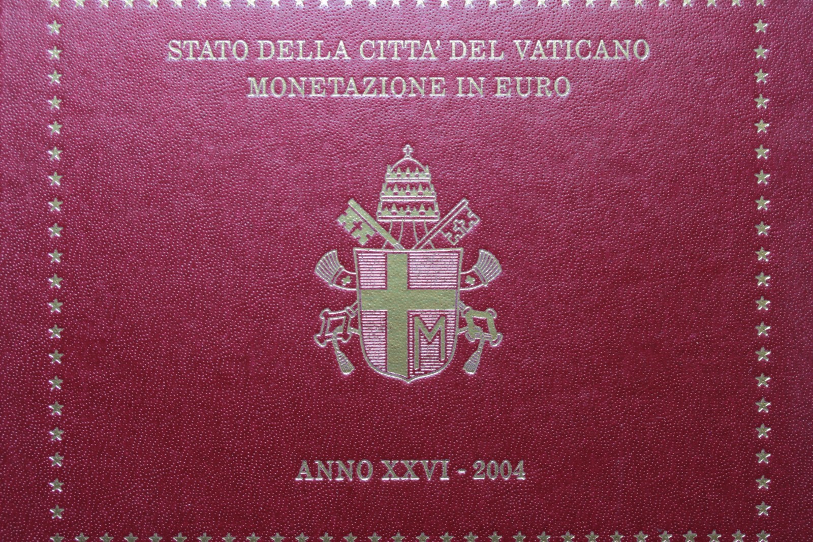 VATICANO GIOVANNI PAOLO II DIVISIONALE IN EURO 2004 FDC