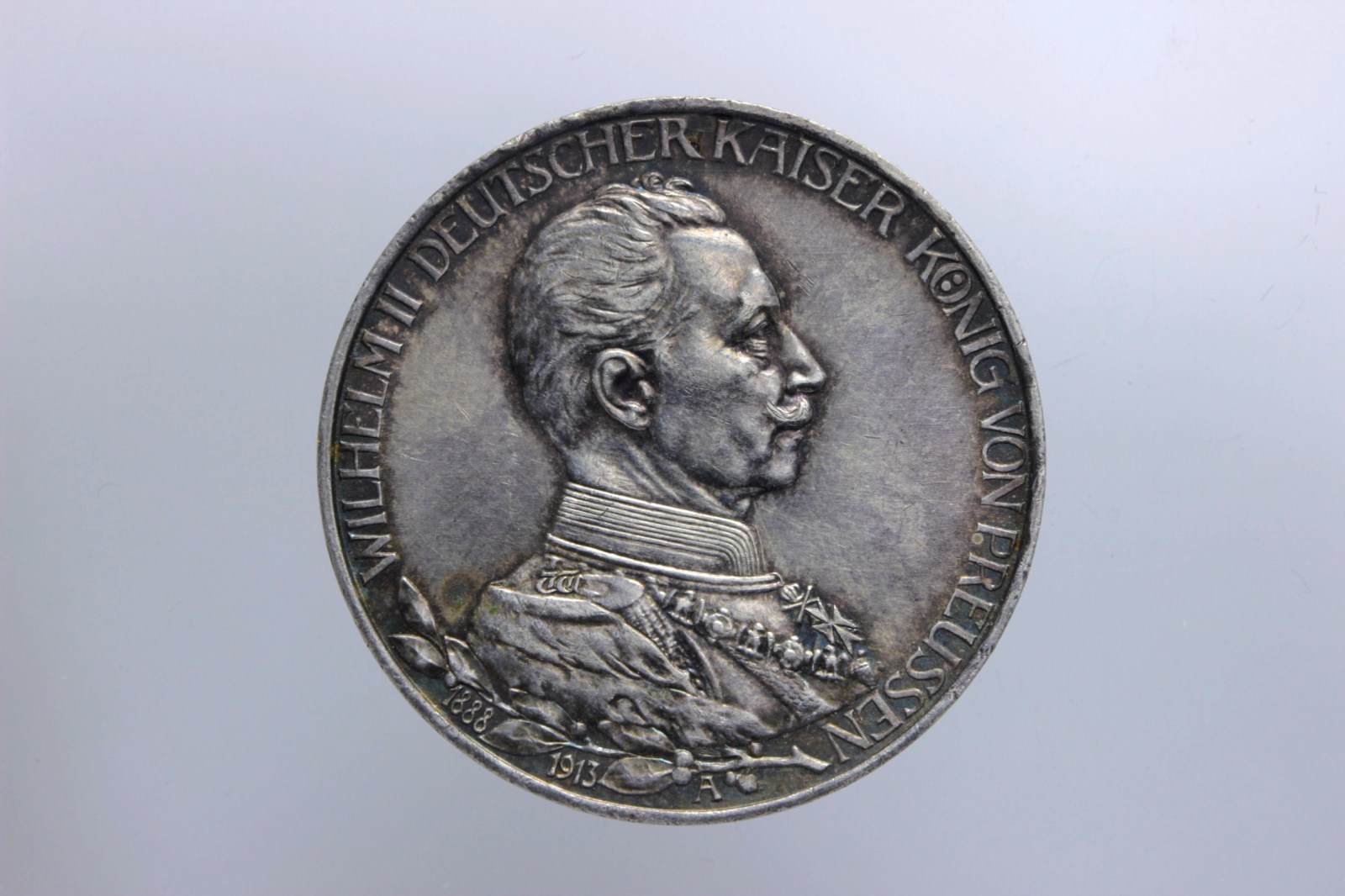 GERMANIA GUGLIELMO II 1888-1918 3 MARCHI 1913 BERLINO SPL+