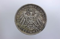 GERMANIA GUGLIELMO II 1888-1918 3 MARCHI 1913 BERLINO SPL+