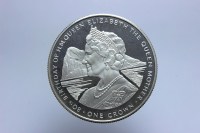 GIBILTERRA ELISABETTA II CROWN 1980 PROOF 