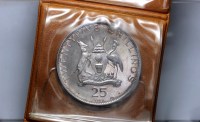 UGANDA 25 SHILLINGS 1969 PROOF