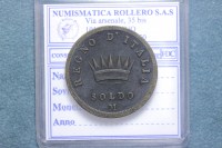 MILANO NAPOLEONE I RE D'ITALIA SOLDO 1811 BB+