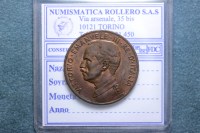 VITTORIO EMANUELE III 5 CENTESIMI 1913 FDC RAME PARZIALMENTE ROSSO