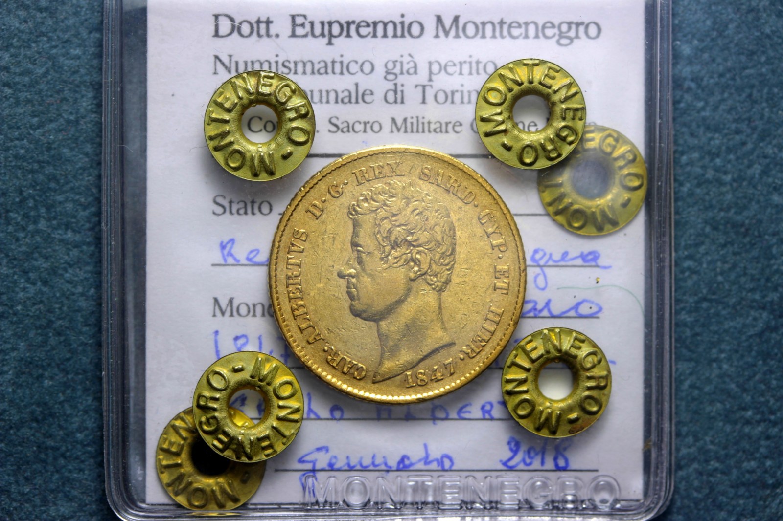 CARLO ALBERTO 20 LIRE 1847 SENZA SEGNO DI ZECCA BB+ R2