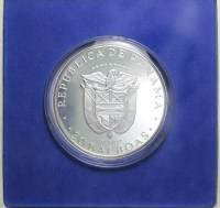 PANAMA SIMON BOLIVAR 20 BALBOAS 1974 PROOF