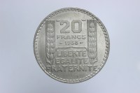 FRANCIA 20 FRANCHI 1938 PARIGI Q.FDC