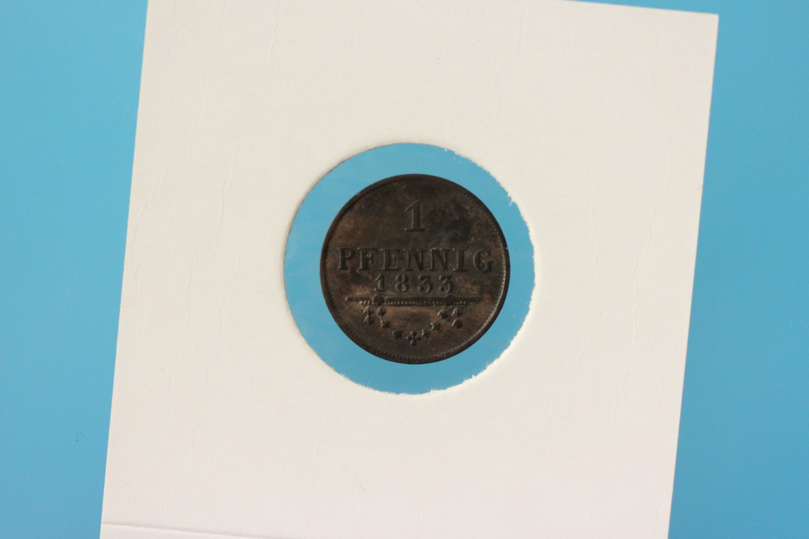 SAXE-MEININGEN - Bernhard II° (1821-1866) PFENNIG 1833 SPL