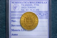 VITTORIO EMANUELE II 10 LIRE 1863 TORINO Q.FDC 18,5 mm