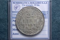 STATO PONTIFICIO PIO IX 2 1/2 LIRE 1867 SPL+