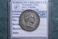 CARLO FELICE 1 LIRA 1828 TORINO (L) Q.SPL 