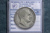 VITTORIO EMANUELE III 2 LIRE 1902 AQUILA SABAUDA BB+ RARA