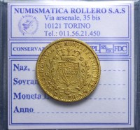 CARLO FELICE 20 LIRE 1829 TORINO SPL