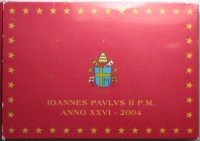 VATICANO GIOVANNI PAOLO II DIVISIONALE 2004 PROOF FONDO SPECCHIO