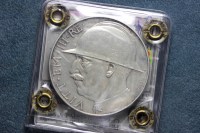 VITTORIO EMANUELE III 20 LIRE 1928 ANNO VI ELMETTO SPL