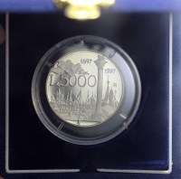 REPUBBLICA ITALIANA 5.000 LIRE 1997 CANALETTO PROOF