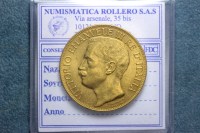 VITTORIO EMANUELE III 50 LIRE 1911 CINQUANTENARIO SPL+