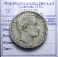 VITTORIO EMANUELE III 2 LIRE 1902 AQUILA SABAUDA BB RARA