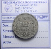 SAVOIA UMBERTO I 20 CENTESIMI 1895 ROMA SPL+ NON COMUNE