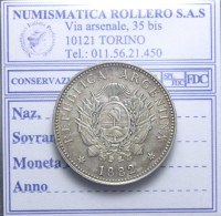 ARGENTINA 20 CENTAVOS 1882 SPL