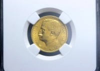 VITTORIO EMANUELE III 20 LIRE 1912 ARATRICE NGC MS63 Q.FDC