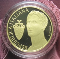 REPUBBLICA ITALIANA 20 EURO 2022 ANTONIO CANOVA PROOF