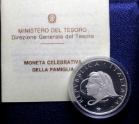 REPUBBLICA ITALIANA 500 LIRE 1987 FAMIGLIA PROOF