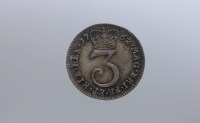 INGHILTERRA GIORGIO III 1760-1820 3 PENCE 1762 SPL+