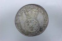 FRANCIA LUIGI XV 1715-1774 ECU VERTUGADIN 1716 REIMS SPL