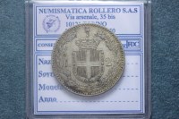 UMBERTO I 2 LIRE 1887 ROMA BB+