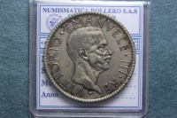 VITTORIO EMANUELE III 20 LIRE 1927 ANNO VI LITTORE BB+